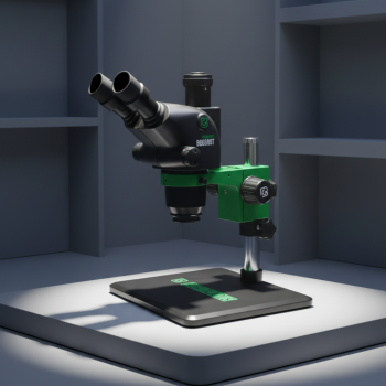 BG Trinocular Stereo Microscope 6.5X-65X